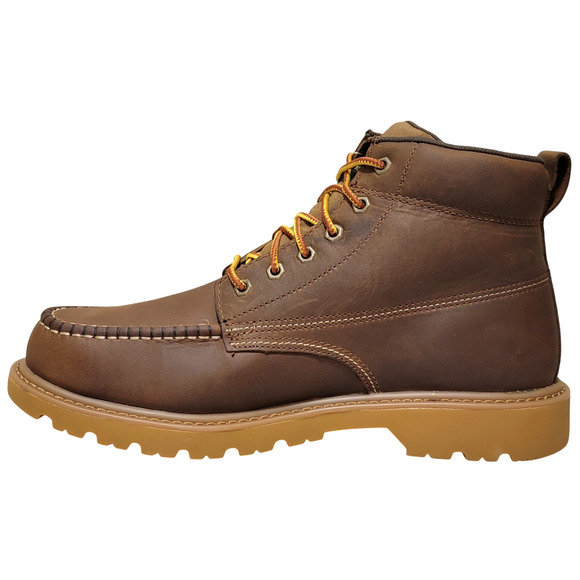 Wolverine Floorhand Moc Toe 6" Waterproof Work Boots Size US 12M Tan Leather VPW - Picture 3 of 5